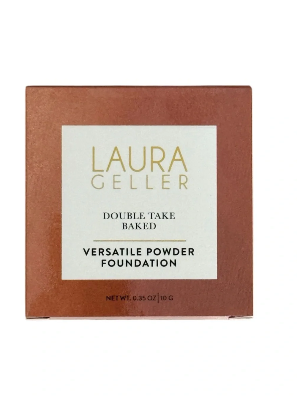 Laura Geller Double Take Baked Powder Foundation (Deep) – Full Coverage Matte